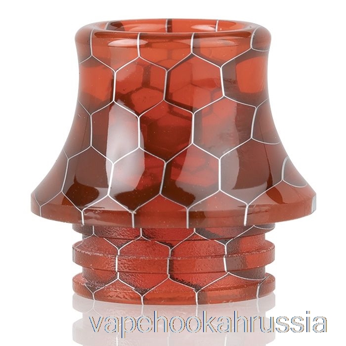 Vape Russia 810 конус из змеиной кожи смола дрип тип красный